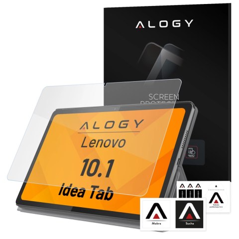 Szkło Hartowane 9H do Lenovo IdeaTab 10.1 TB-311, Prosty Montaż Bez Bąbelków, Kompatybilne z Etui, Bez Smug, Alogy HeavyPro+™