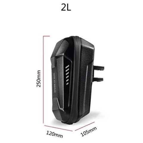 Etui na hulajnogę WILDMAN ES8X Max 3L Sakwa na kierownicę Czarna PC