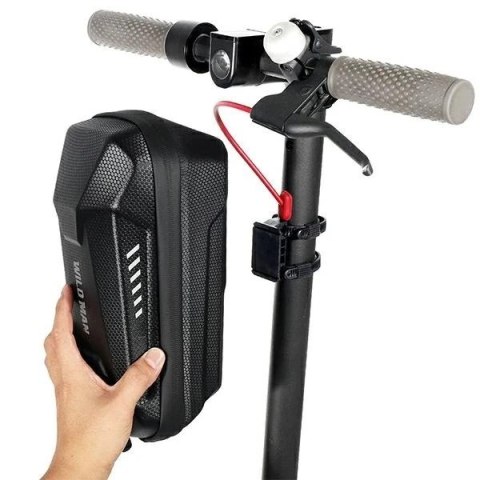 Etui na hulajnogę WILDMAN ES8X Plus 3L Sakwa na kierownicę Czarna PC