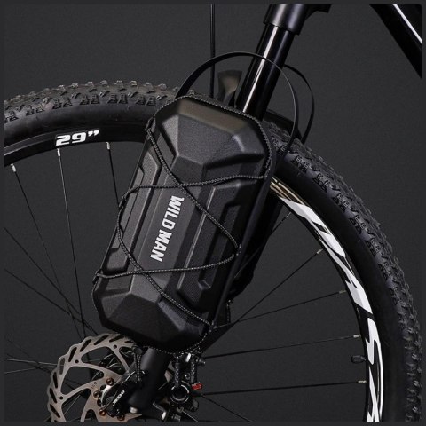 Etui na hulajnogę WILDMAN GD6X Plus 3L Sakwa na ramę Czarna PU EVA