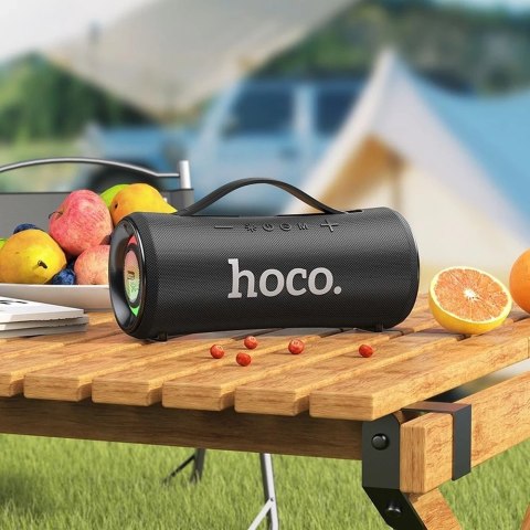 HOCO HA10 Głośnik Bluetooth 2x20W Czarny RGB Przenośny