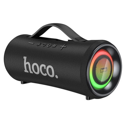 HOCO HA10 Głośnik Bluetooth 2x20W Czarny RGB Przenośny