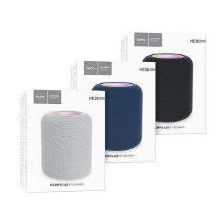 HOCO HC30 Głośnik Bluetooth 5W RGB LED Czarny Przenośny