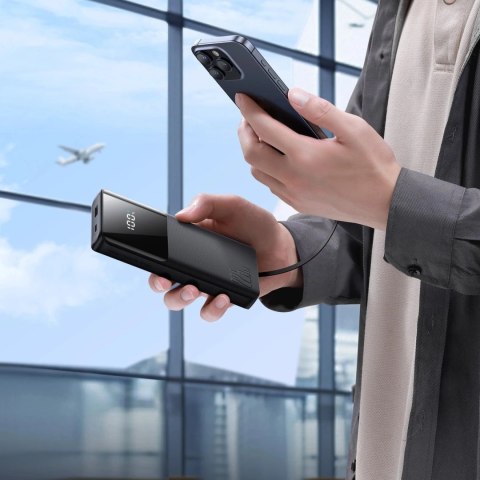 Powerbank Joyroom 10000mAh 22.5W z 2 kablami - gotowy do ładowania