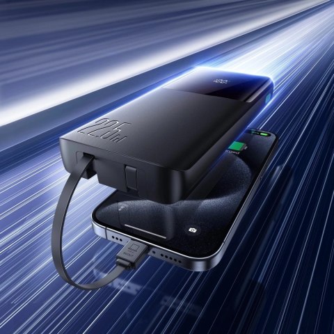 Powerbank Joyroom 10000mAh 22.5W z 2 kablami - gotowy do ładowania