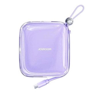 Powerbank Joyroom JR-L005 10000mAh Lightning USB-A Fioletowy z kablem