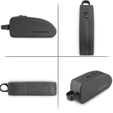 ROCKBROS TORBA SAKWA ROWEROWA NA RAMĘ 1,5L WODOODPORNA