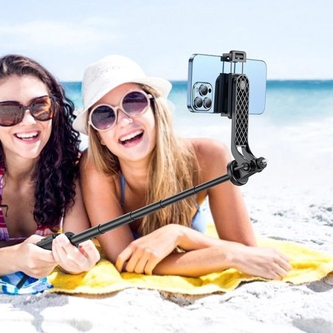 Selfie stick HOCO K21 z pilotem Bluetooth i statywem 1,37 m