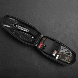 TORBA SAKWA ROWEROWA NA KIEROWNICĘ RAMĘ ROCKBROS B26 3L WODOODPORNA