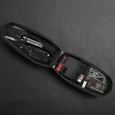 TORBA SAKWA ROWEROWA NA KIEROWNICĘ RAMĘ ROCKBROS B26 3L WODOODPORNA