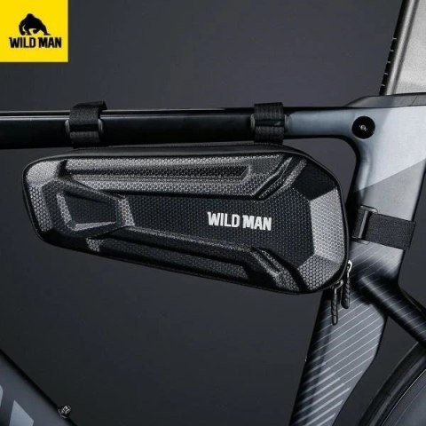 Torba na Rower Wildman XT9 XL Etui na Ramę 1.8L Wodoodporna Czarna