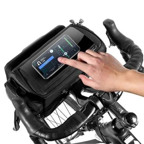 Torba na kierownicę rowerową Wildman 3L GS6 Wodoodporna do Smartfona