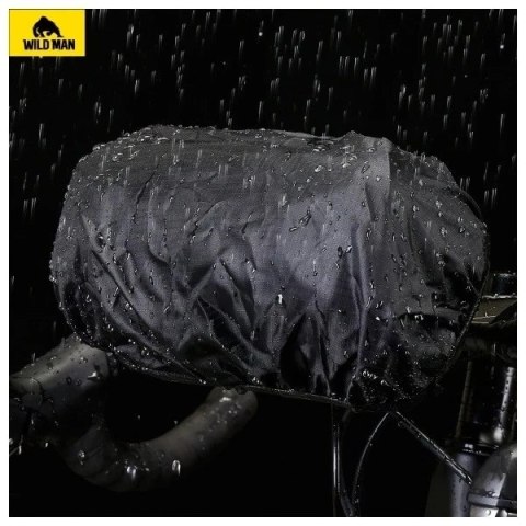 Torba na kierownicę rowerową Wildman GD7X Czarna Wodoodporna 1,5L