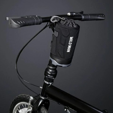 Torba na ramę rowerową Wildman R1 Czarna Szara Wodoodporna