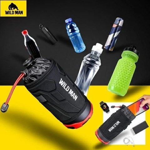 Torba na ramę rowerową Wildman R1 Czarna Szara Wodoodporna