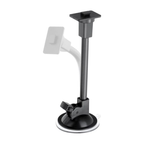 Uchwyt Samochodowy Forcell Regular 2w1 Kratka/Szyba Ramię 17 cm Czarny