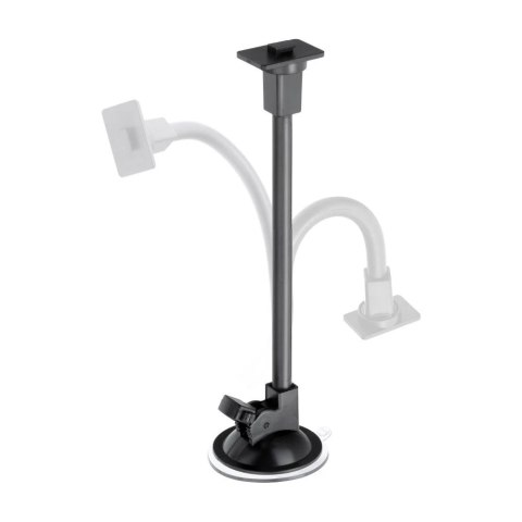 Uchwyt Samochodowy Forcell Regular 2w1 Kratka/Szyba Ramię 27 cm Czarny