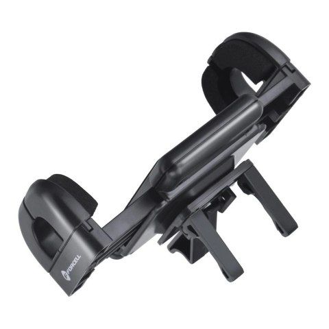 Uchwyt Samochodowy Forcell Regular 2w1 Kratka/Szyba Ramię 27 cm Czarny