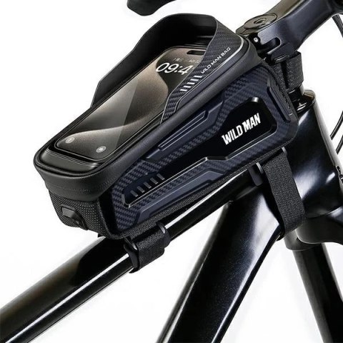 Uchwyt rowerowy na telefon Wildman M20 zielony lekki montaż na ramę