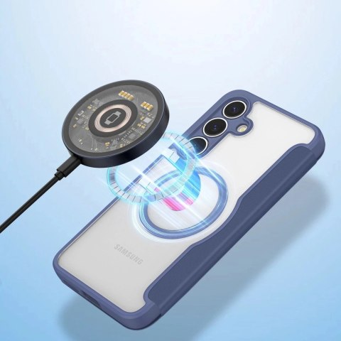 Etui do Samsung Galaxy S25+ Dux Ducis Skin X Pro MagSafe Niebieskie