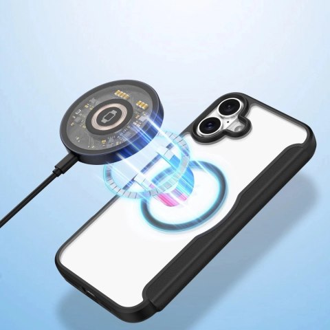 Etui do iPhone 16 Plus Dux Ducis Skin X Pro MagSafe Klapka Czarne