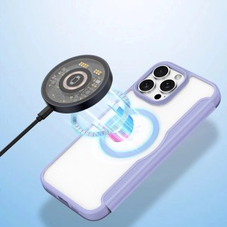 Etui do iPhone 16 Pro Dux Ducis Skin X Pro MagSafe Fioletowe