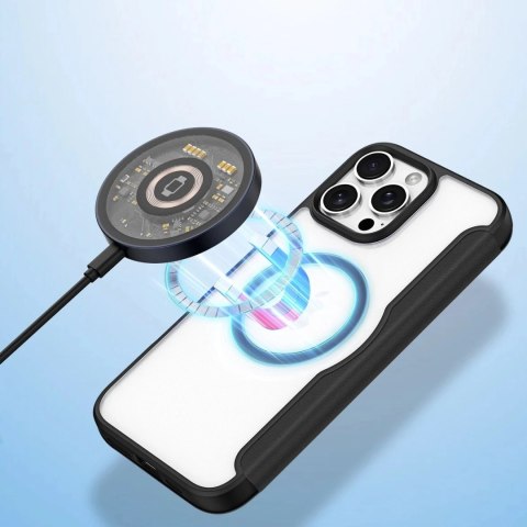 Etui do iPhone 16 Pro Dux Ducis Skin X Pro MagSafe Klapka Czarne