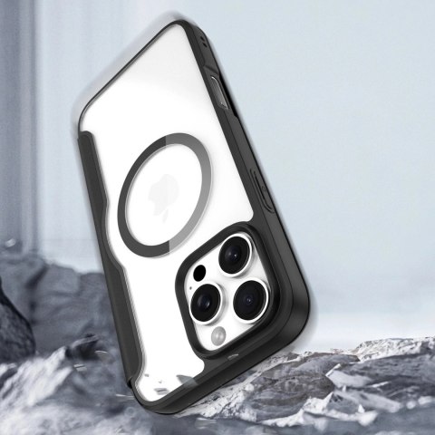Etui do iPhone 16 Pro Dux Ducis Skin X Pro MagSafe Klapka Czarne