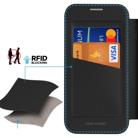 Etui do iPhone 16 Pro Dux Ducis Skin X Pro MagSafe Klapka Czarne