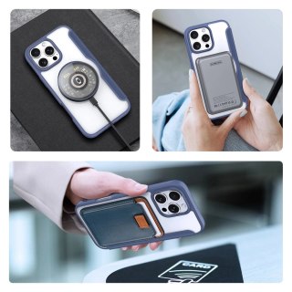 Etui do iPhone 16 Pro Dux Ducis Skin X Pro MagSafe Niebieskie