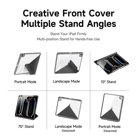 Etui ochronne z miejscem na rysik do iPad Pro 11 (2024) DUX DUCIS MAGI Czarne