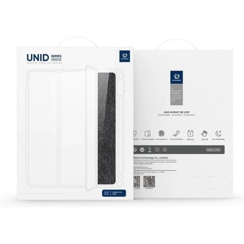 Etui ochronne z miejscem na rysik do iPad Pro 13 (2024) DUX DUCIS UNID Czarne