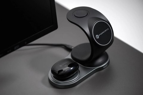 Słuchawki bezprzewodowe douszne Forcell F-Audio TWS Clear Sound czarne Black