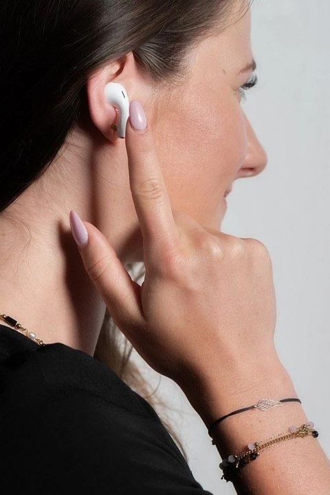 Słuchawki bezprzewodowe douszne Forcell F-Audio TWS Master Pro białe White