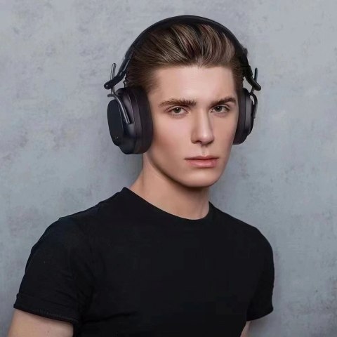 Słuchawki bezprzewodowe nauszne Forcell F-Audio ANC Pro Sound Craft czarne