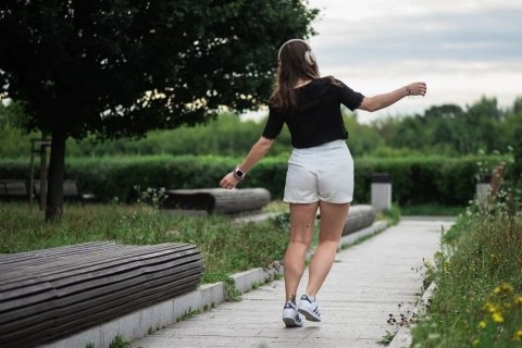 Słuchawki bezprzewodowe nauszne Forcell F-Audio ANC Touch Beat beżowe