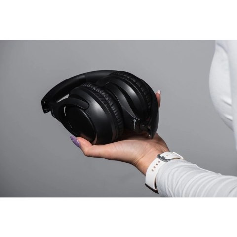 Słuchawki bezprzewodowe nauszne Forcell F-Audio Vibe ANC TUYA APP czarne Black