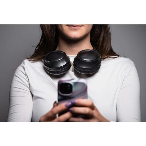 Słuchawki bezprzewodowe nauszne Forcell F-Audio Vibe ANC TUYA APP czarne Black