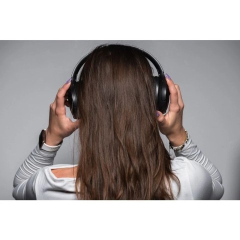 Słuchawki bezprzewodowe nauszne Forcell F-Audio Vibe ANC TUYA APP czarne Black