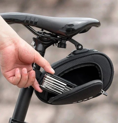 Torba Rockbros C40 Pod Siodełko Rowerowe Czarna Wodoodporna