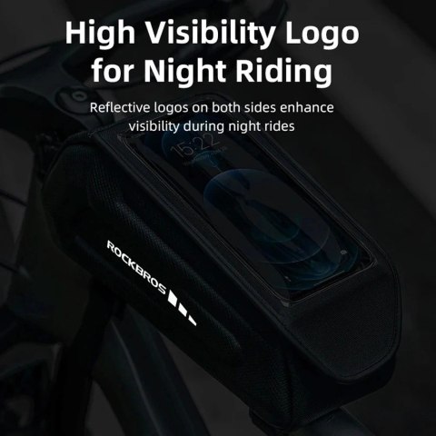 Torba Rowerowa Rockbros 30120064001 Na Ramę Z Pokrowcem Na Telefon