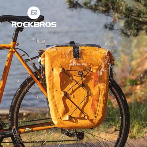 Torba Rowerowa Rockbros 30140022003 Na Bagażnik 32L Pomarańczowa
