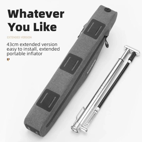 Torba Rowerowa Rockbros AS-052 Na Ramę 1,5L Szara Wodoodporna