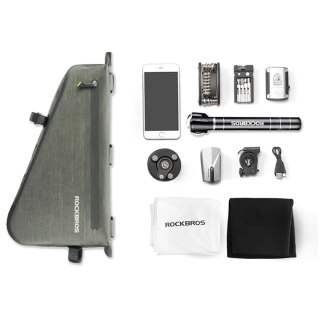 Torba rowerowa Rockbros AS-017 5L Na Ramę Wodoodporna Zielona