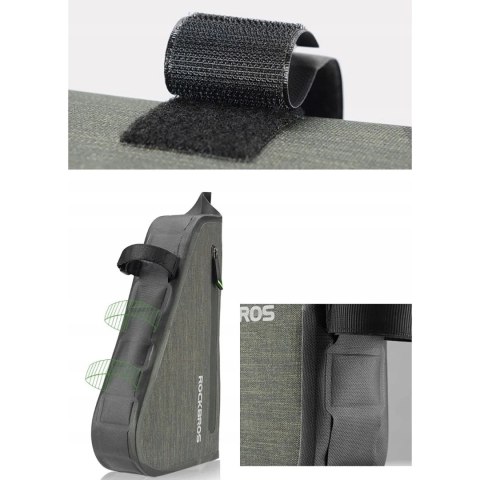 Torba rowerowa Rockbros AS-017 5L Na Ramę Wodoodporna Zielona