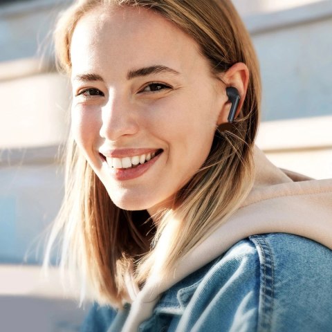 Bezprzewodowe słuchawki douszne Joyroom Funpods JR-FB2 czarne