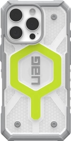 Etui UAG Pathfinder Clear MagSafe do iPhone 16 Pro Neon Aktywny