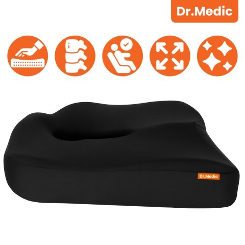 Poduszka do Samochodu na fotel DR.MEDIC SeatRest™ Ergonomiczna poduszka biurowa wsparcie kości ogonowej na krzesło siedzenie do 