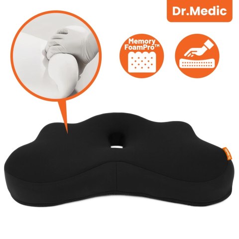 Poduszka do Samochodu na fotel DR.MEDIC SeatRest™ Ergonomiczna poduszka biurowa wsparcie kości ogonowej na krzesło siedzenie do 