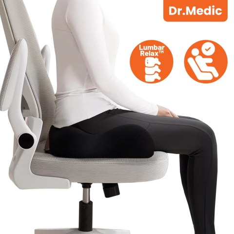 Poduszka do Samochodu na fotel DR.MEDIC SeatRest™ Ergonomiczna poduszka biurowa wsparcie kości ogonowej na krzesło siedzenie do 